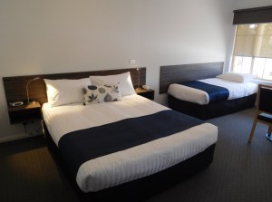 Satin Stripe Top Sheet, Bamboo Midnight Runner, Maple Linen Cushion